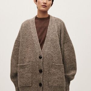SOLD X Babaa No 17 Coat Cardigan Dark Mist